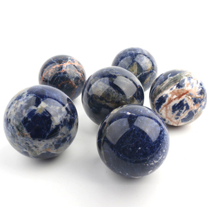 Natural <b>Crystal</b> <b>Ball</b> Sphere Blue Sodalite <b>Crystal</b> Spheres for Healing - Product Image 2
