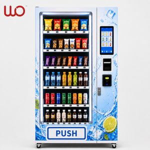 Distributore Automatico Refrigerato Commerciale per Snack e Bevande, Macchina Distributrice Intelligente con Pagamento in Contanti, Monete e Carte, <span class=keywords><strong>Self</strong></span>-<span class=keywords><strong>Service</strong></span> - Product Image 1
