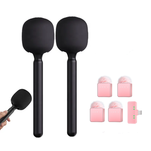 Micrófono de Conferencia Profesional de Escritorio Inalámbrico de 2.4G con 4 Micrófonos de Condensador Lavalier, Reducción de Ruido, para Transmisión en Vivo al Aire Libre y Estudio - Product Image 2