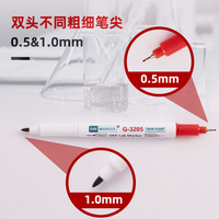 Stylo marqueur résistant à l'alcool de laboratoire GEE G-3205 à base d'huile Marqueur pour tube de verre étanche et résistant aux basses températures