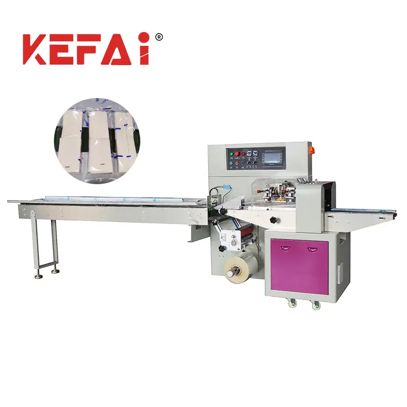 Máquina de embalagem automática de lenços de papel descartáveis KEFAI