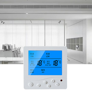 Có Dây 2 Ống AC Bộ Điều Nhiệt Cho Cuộn Dây Quạt Nhiệt <span class=keywords><strong>3</strong></span> Tốc Độ Điều Khiển Quạt <span class=keywords><strong>Wifi</strong></span> Cuộn Dây Quạt Nhiệt - Product Image 5