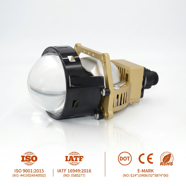 Gview Factory G17S 65W 12V 80000LM H1 H4 H7 H8 H11 9005 9006 Car LED Light 6000k Blue Lens 3 Inch Auto LED Bulbs Bi LED