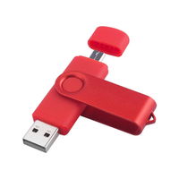 Flash Drive OTG 3 in 1 64GB 32G Pendrive Hitam 16GB USB 2.0 8GB Penyimpanan Eksternal