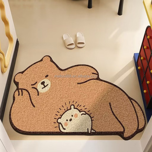 Alfombra de Entrada de PVC Tejida con Diseño de Gato Anime, Personalizada, Antideslizante, <span class=keywords><strong>para</strong></span> Uso en Hoteles, Interior y Exterior, Atrapamoteñas - Product Image 1