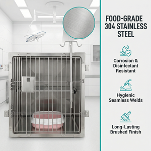 Innovative <strong>Pet</strong> Care System Ensuring Maximum Security and Efficiency in Hospitals: Professional Grade cat Stainless <strong>Cage</strong> - Product Image 2