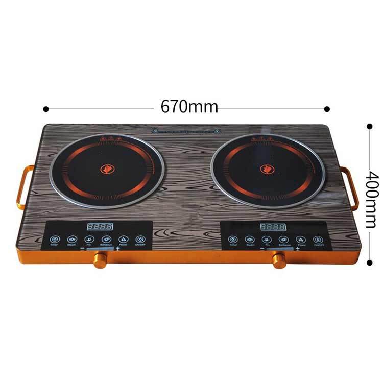 MegaChef Piano Cottura A Induzione Doppio Da 1400 Watt