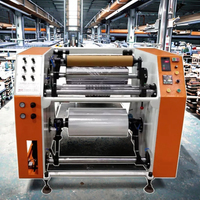 Machine de rembobinage et de découpe semi-automatique haute vitesse pour film étirable PE et film alimentaire PYM PB-500 220V/380V