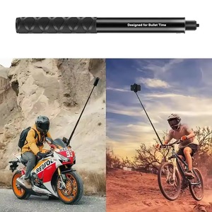 Soporte de Manillar para Motocicleta y <span class=keywords><strong>Bicicleta</strong></span> de Alta Calidad, Resistente y Popular, con Soporte Invisible para Selfie Stick de 1m para Insta360 X5 X4 X3 <span class=keywords><strong>GoPro</strong></span> - Product Image 6