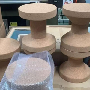 Meubles écologiques IDAO <span class=keywords><strong>en</strong></span> bois naturel et liège : table d'appoint, chaise, table basse, <span class=keywords><strong>tabouret</strong></span> <span class=keywords><strong>en</strong></span> bois, ottoman, <span class=keywords><strong>tabouret</strong></span> <span class=keywords><strong>en</strong></span> liège - Product Image 2