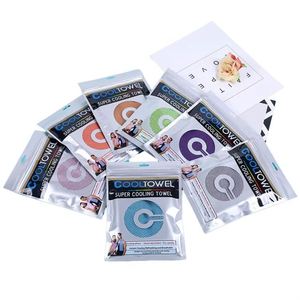 Serviette rafraîchissante instantanée pour le sport et l'entraînement en extérieur, couleur unie, logo personnalisé, multi-usages, pour temps chaud - Product Image 1