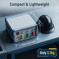 Testeur de déformation d'enroulement de transformateur à réponse en fréquence double mode économique, 25V, protection IP54, précision 0,05%