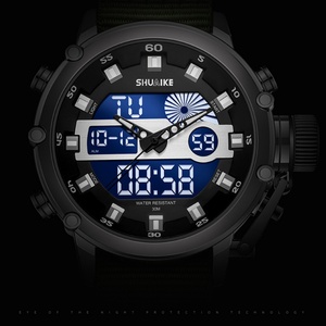China Factory Wholesale LED Dual Display <b>Digital</b> Quartz Wrist Watch for Men Luxury Sports Waterproof <b>Calendars</b> Reloj Para Hombre - Product Image 5