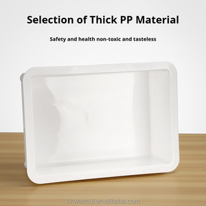 Commercial Food Grade Dough Box Stackable Proofing Box with Trolley PP Dough Container for Bakery Restaurant <b>Kitchen</b> - Product Image 4