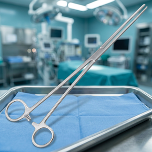 Pinces hémostatiques droites Bozemann, instrument chirurgical manuel certifié CE, classe I pour chirurgie générale - Product Image 3