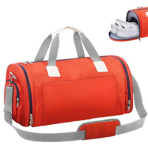 Sac de sport personnalisé BSCI avec compartiment à chaussures, sac de voyage, sac de sport avec poches, y compris une pochette résistante à l'eau - Product Image 1