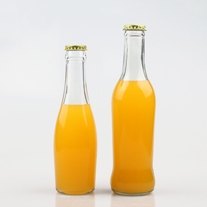 <span class=keywords><strong>Bottiglie</strong></span> Trasparenti da 250ml 275ml per Cocktail <span class=keywords><strong>Birra</strong></span> e Soda con Tappo a Corona Metallico Vendita all'Ingrosso - Product Image 2