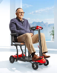 2024中国工場超軽量折りたたみ式電動モビリティスクーターウォーカー折りたたみ式大人用アクセサリー無効 - Product Image 4