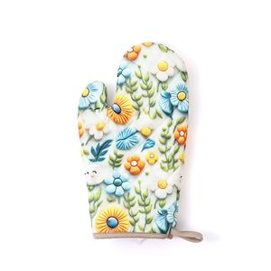 Juego de Delantal de Lona Moderno con Guantes, Mangas, Diadema y Toalla para Uso en Cocina, Restaurante, Cafetería y Bar - Product Image 2