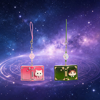 Boîte Mystère Meow Magic Book Charm, Thème Chat, Porte-clés Pendentif Figurine de Collection, Accessoires de Sac, Jouet Surprise pour Filles