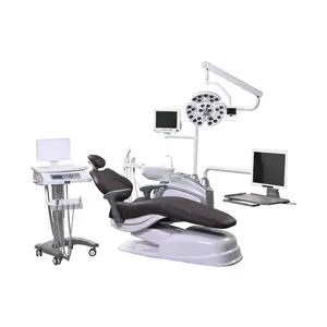 नवीनतम पोर्टेबल दंत कुर्सी बिक्री के लिए आसान मुड़ा हाइड्रोलिक दंत चिकित्सा आपूर्ति चेयर यूनिट चीन आपूर्तिकर्ता Dentalez क्लिनिक कुर्सी
