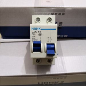 เบรกเกอร์ขนาดเล็ก Dz47-63 2P 63A C63 400V 50Hz สวิตช์อากาศสำหรับป้องกันไฟฟ้า - Product Image 5