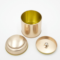Boîte de rangement pour thé et aliments en forme ronde multifonctionnelle de haute qualité avec impression de logo personnalisée