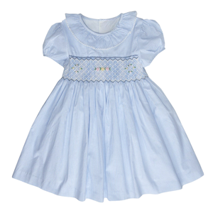 Elegant Hand Smocked <strong>Dress</strong> <strong>Kids</strong> ODM OEM Smocked Bishop <strong>Dress</strong> Wholesale Smocked Children Clothing Girl <strong>Dresses</strong> - Product Image 1