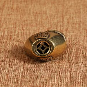 Artigianato in ottone Vintage zodiaco ratto mucca tigre coniglio drago serpente cavallo pecora pollo scimmia cane maiale portachiavi ciondolo - Product Image 5