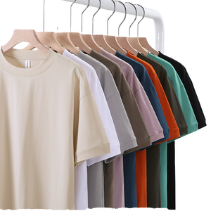 เสื้อยืดคอกลมผู้ชาย ผ้าฝ้าย 100% ลายเรียบ ทรงโอเวอร์ไซส์ ขายส่ง แห้งเร็ว จากซัพพลายเออร์บังกลาเทศ - Product Image 1