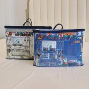 Juego de Ropa de Cama Infantil de 7 Piezas con Dibujos Animados, con Cortinas, Cubrecama Acolchado y Sábanas <span class=keywords><strong>para</strong></span> Niños y <span class=keywords><strong>Niñas</strong></span> - Product Image 1