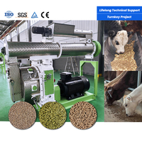 Máquina de Fabricación de Pienso en Pellets de Alta Capacidad (7-10 Toneladas) con Certificado CE para Pollos, Ganado y Animales de Granja, Utilizada en Granjas y Plantas de Alimentación