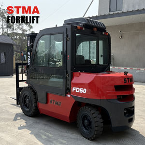 Carretilla elevadora STMA de 5 toneladas con motor diésel, cabina cerrada, Mini carretilla elevadora de 5000kg a la venta - Product Image 3