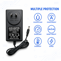 Adaptateur secteur AC/DC 60W 12V 5A avec protection contre les surcharges, approuvé FCC, style prise murale, pour commutateur réseau, directement de l'usine