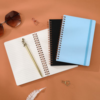 Agenda Personalizada con Logotipo, Diaria, Semanal, Mensual, A5, 7 mm, con Líneas, Banda Elástica, Bolsillo Interior, Suministros de Oficina, Encuadernación en Espiral