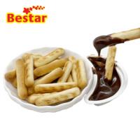 Bâtonnets de biscuits croustillants au chocolat Halal, marque privée, emballage personnalisé, approvisionnement en gros