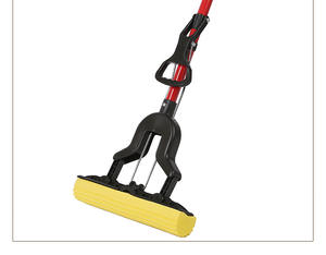 Fregona ecológica <span class=keywords><strong>de</strong></span> alta calidad con poste <span class=keywords><strong>de</strong></span> <span class=keywords><strong>hierro</strong></span> pintado telescópico y fregona <span class=keywords><strong>de</strong></span> limpieza <span class=keywords><strong>de</strong></span> PVA plegable con esponja para apretar - Product Image 2