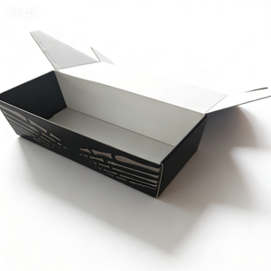2026 Wholesale <b>Large</b> Black Cardboard Paper Mailing Apparel <b>Box</b> Custom Logo Printed <b>Box</b> - Product Image 3
