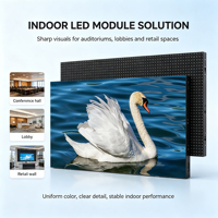 Modul Layar LED Indoor P2/P2.5/P3/P4/P5/P1.25/P1.53/P1.56/P1.667 320x160mm/240x240mm/200x150mm/128x128mm