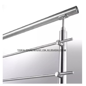 TAKA Vente chaude Garde-corps en acier inoxydable personnalisé pour terrasse et balustrade, avec tubes transversaux, pour usage extérieur et domestique, conçu pour la sécurité - Product Image 1
