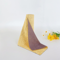 Rouleau de chiffons de nettoyage en microfibre de polyester à séchage rapide, tricotés, perforés, faciles à déchirer, double face, réutilisables, épais, pour la cuisine