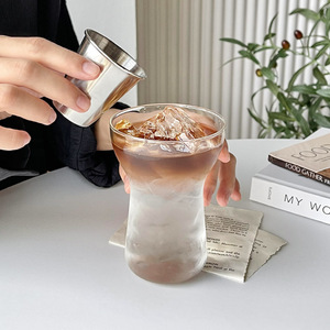 แก้วน้ำแบบไม่มีหูจับและฝาปิด ดีไซน์ทันสมัย สำหรับกาแฟอเมริกาโนเย็น <span class=keywords><strong>นม</strong></span> น้ำผลไม้ และเครื่องดื่มเย็นอื่นๆ - Product Image 1