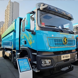 Camion benne électrique d'occasion Shaanxi Automobile Weichai 8x4 avec batterie au lithium, conduite à gauche, très demandé en Australie, au Canada, en Suède et au Luxembourg - Product Image 3