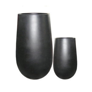 Juego de macetas inteligentes para decoración del hogar de lujo, 2 uds., macetas de jardín de fibra de vidrio de tamaño personalizado, maceta para flores al aire libre vietnamita - Product Image 1