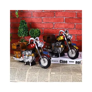 American country retro nostalgia resin model motorcycle home sitting room TV cabinet bar decoration shop furnishing articles