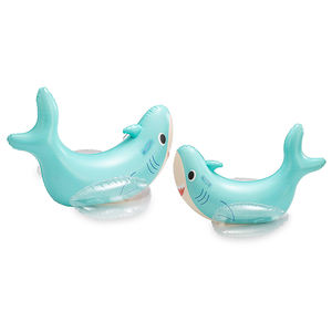 Flotador Inflable de PVC Grueso y Duradero con Forma de Tiburón para Piscina, con Asas, Balsa de Natación con Forma de Animal, Juguetes para Fiestas Acuáticas para Niños y Adultos - Product Image 3