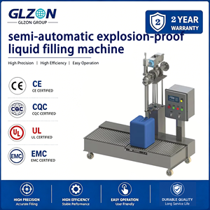 Semi-automatische explosieveilige 1-18L epoxyhars vulmachine met PLC & tandwieloverbrenging voor chemische/drankenapplicaties - Product Image 1