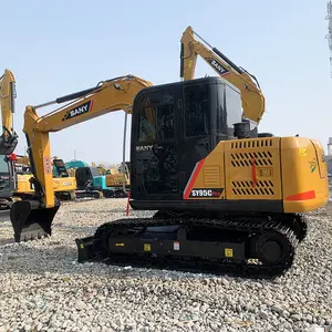 Gran oferta excavadora pequeña Sany usada 9 toneladas SY95 excavadora Sany de segunda mano excavadora de maquinaria pesada a la venta