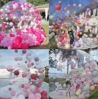 Ventes d'usine, dômes gonflables transparents en PVC imperméables pour enfants, tentes à bulles, châteaux gonflables pour fêtes