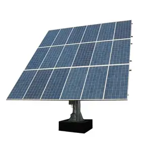 20KW eje dual con todos los componentes clave Sistema de seguimiento de paneles solares Kit de seguimiento solar de doble eje Rastreador solar de tierra 2 ejes